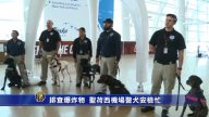 排查爆炸物 圣荷西机场警犬安检忙
