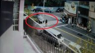 腳踏車衝撞台中市長座車 騎士倒地送醫