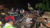 灣區大雨不斷 北灣河流暴漲超警戒水位