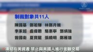美制裁林郑等11中港官员 洛港人:大快人心
