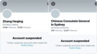 違反推特規則 中共兩個外交戰狼帳號同日被封
