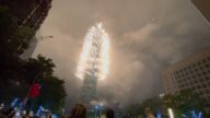 台北101跨年煙火秀360秒 點亮新年夜空