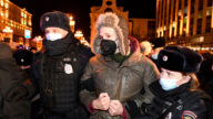 俄罗斯51城市掀反战示威 逾1700人被捕