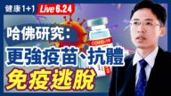 【健康1+1】哈佛研究：BA.4 BA.5變種逃疫苗保護力