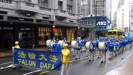 反迫害23周年 新西蘭法輪功遊行 民眾支持