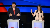 全美聚焦愛荷華 德桑蒂斯激辯黑利 川普談副手