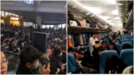 中国大量列车因冰雪误点停驶 传有列车卡半路两天