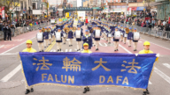 组图：纽约法轮功游行 纪念四二五25周年