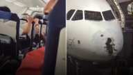 印度班機遇嚴重亂流 機鼻破洞 乘客：以為人生到底了