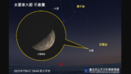 7月4日天文奇观：地球远离太阳 水星高亮度登场