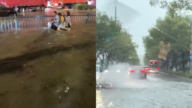 中国多省暴雨 太湖泄洪 苏州城区被淹（多视频）