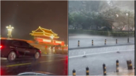 毫无预警！北京突然电闪雷鸣、暴雨冰雹（视频）