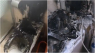 中国智能马桶爆炸燃烧 广东女家中被淹 大楼浸水