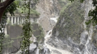 持續降雨 燕子口堰塞湖壩體恐潰決 急報勿入河道