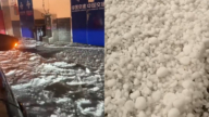 雲南昆明遭強冰雹襲擊 如末日災難片 場面嚇人（視頻）