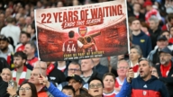 结束22年等待！阿森纳提前一轮登顶英超